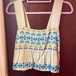 Natural life crop top